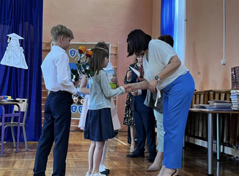 Zakończenie roku szkolnego w Szkole Podstawowej w  Mieczkowie