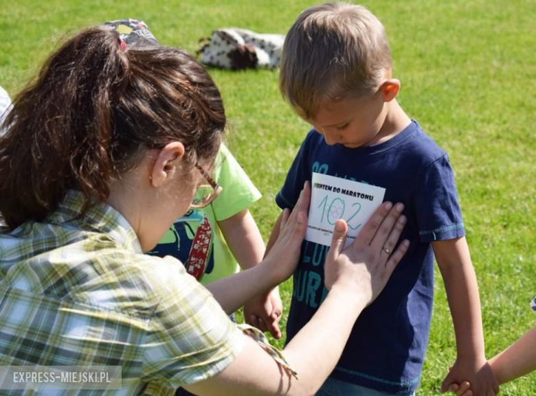 Przedszkolaki wzięły udział w maratonie
