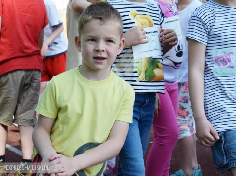 Przedszkolaki wzięły udział w maratonie