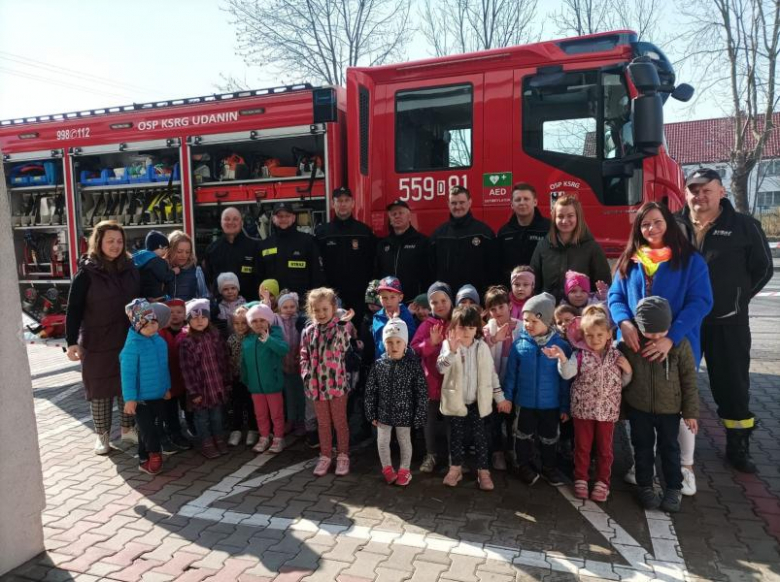 Dzień otwarty w remizie Ochotniczej Straży Pożarnej w Udaninie
