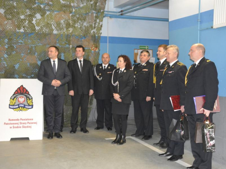 Uroczystości pożegnania i podziękowania strażakom