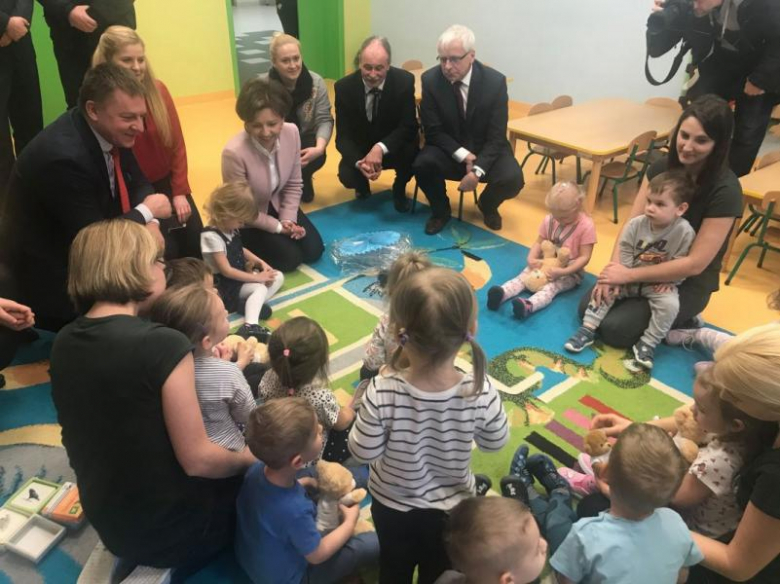 Marlena Maląg w Środzie Śląskiej