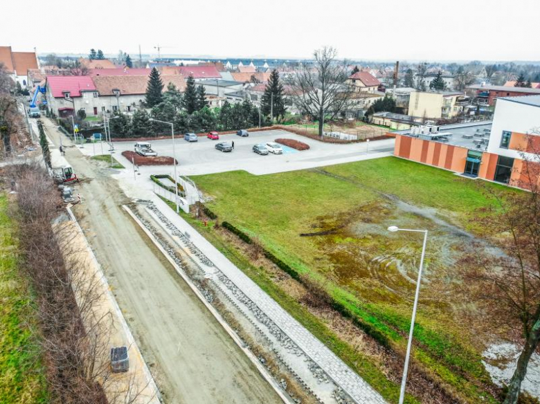 Przebudowa drogi w toku