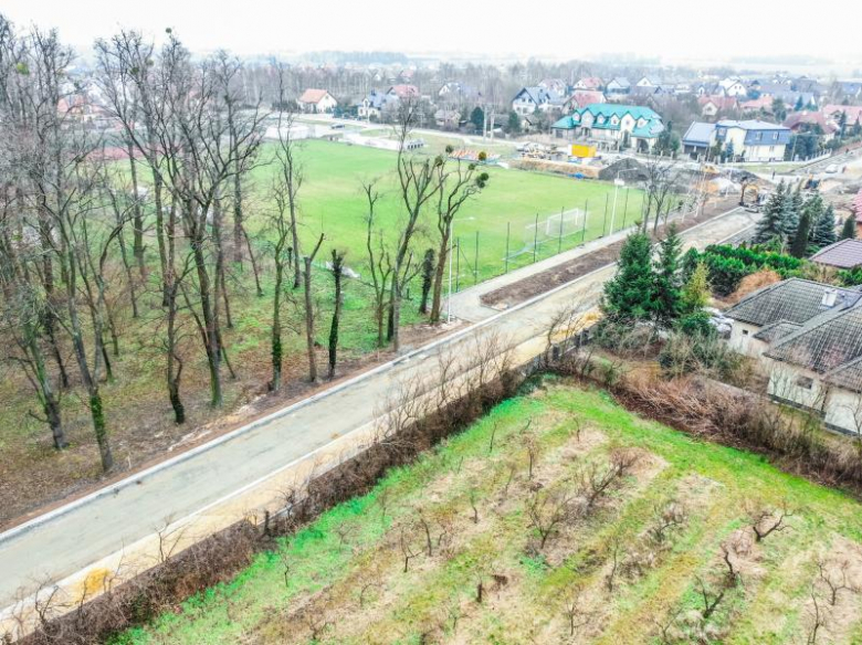 Przebudowa drogi w toku