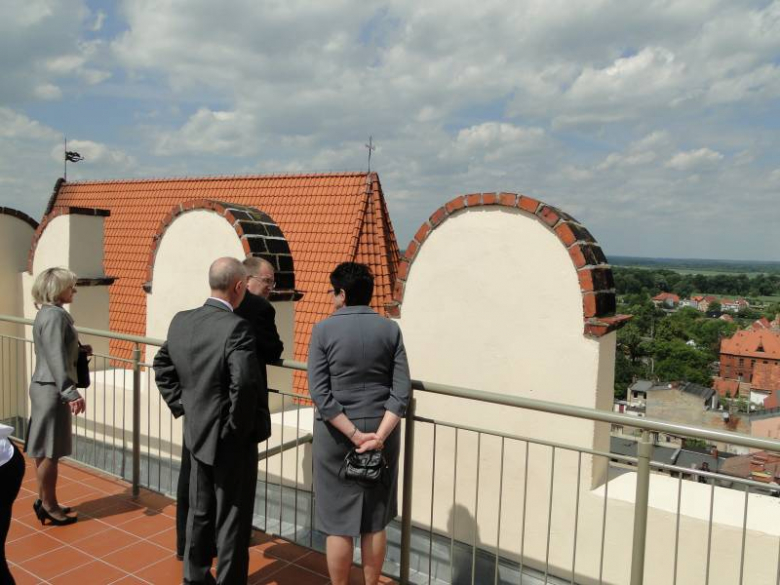 Otwarcie wieży widokowej w Środzie Sląskiej