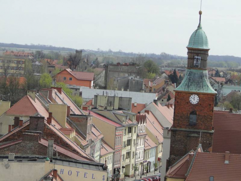 Środa Śląska - widok z wieży