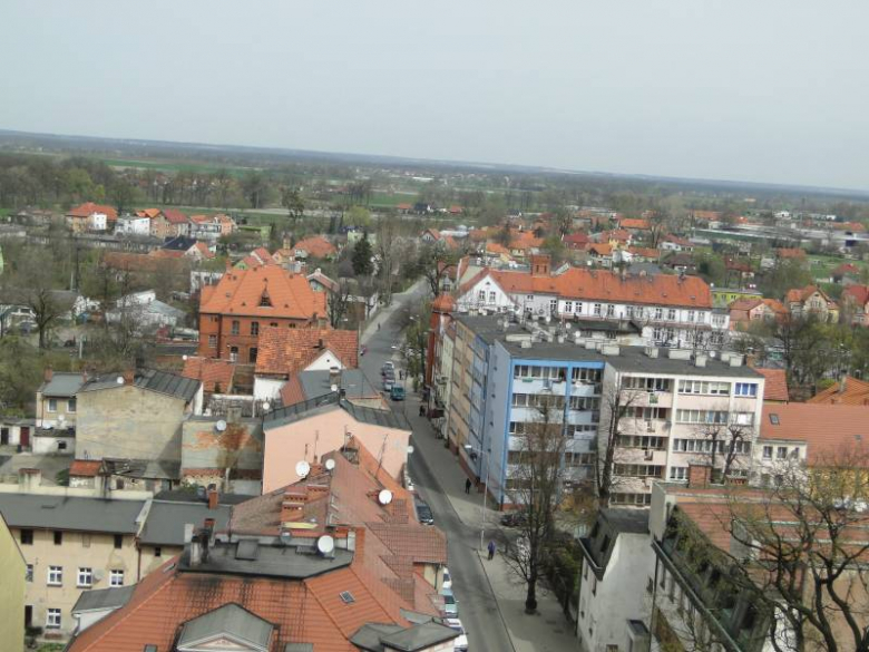 Środa Śląska - widok z wieży