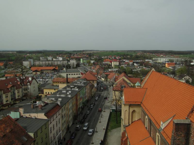 Środa Śląska - widok z wieży