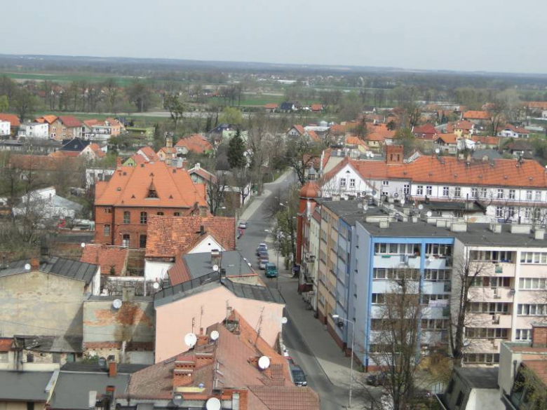 Środa Śląska - widok z wieży