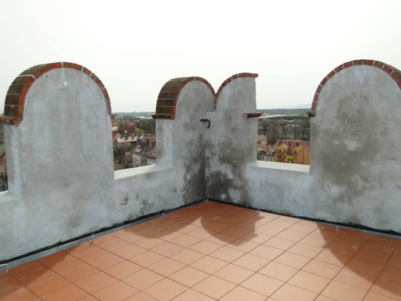 Środa Śląska - taras widokowy na wieży