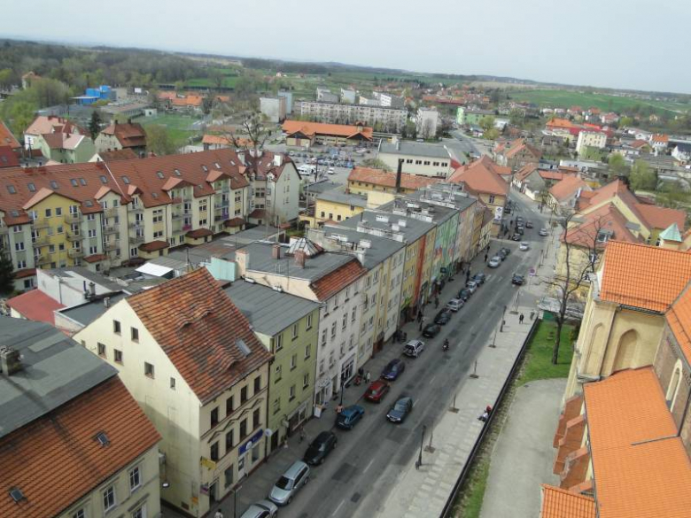 Środa Śląska - widok z wieży