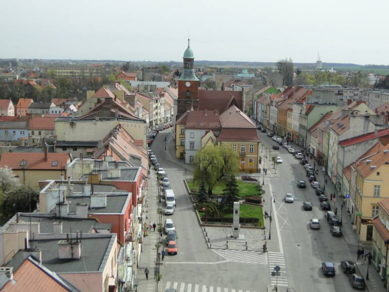 Środa Śląska - widok z wieży