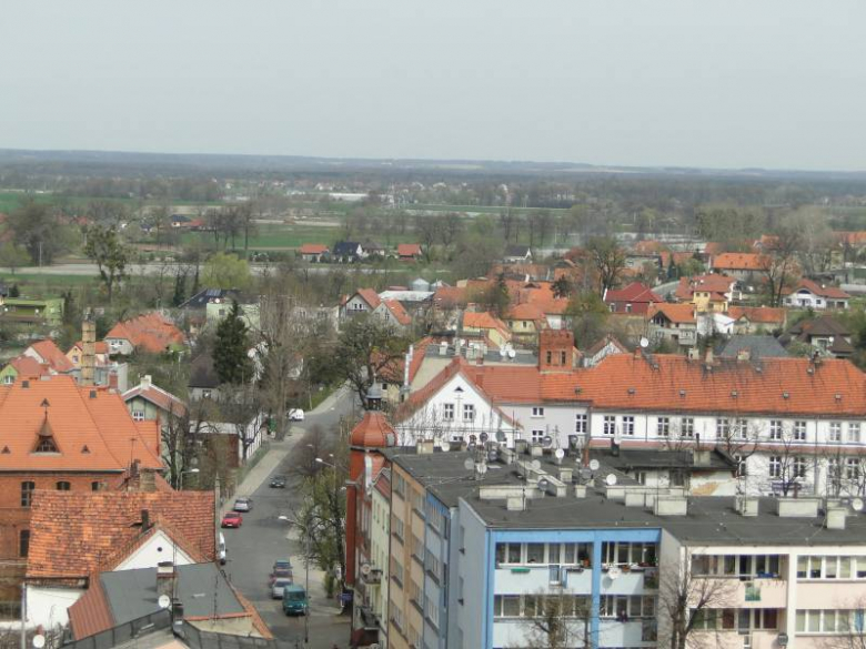 Środa Śląska - widok z wieży