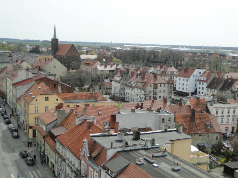 Środa Śląska - widok z wieży