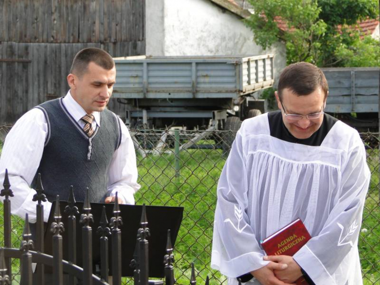 Nowa kapliczka w Jastrzębcach