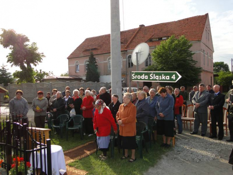 Nowa kapliczka w Jastrzębcach