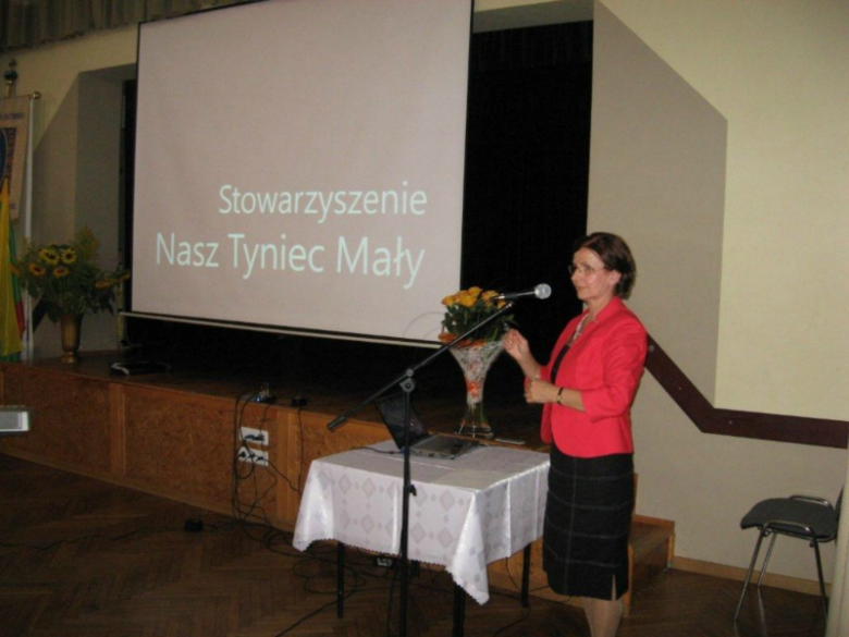 Stowarzyszenie Nasz Tyniec Mały opisała prezes prof. dr hab. Ludmiła Dziewięcka-Bokun, od dwóch lat mieszkanka Tyńca Małego