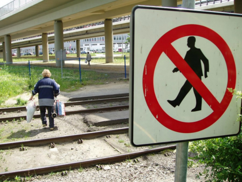 torowisko przy ulicy Klecińskiej