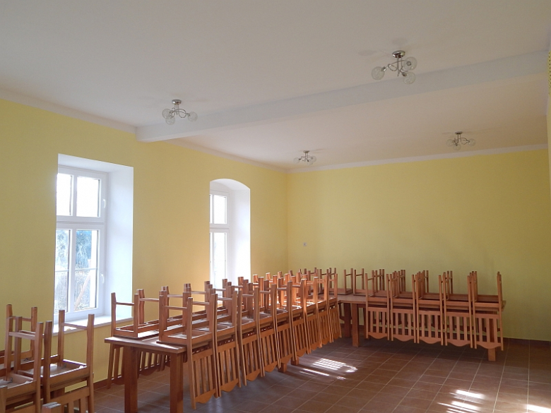 Remont świetlicy wiejskiej w Różanie