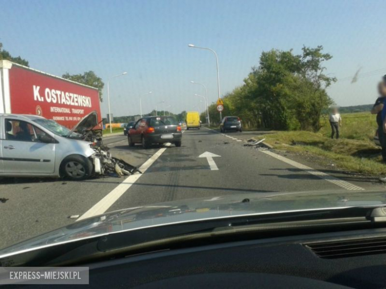 Wypadek na trasie Wrocław-Środa Śląska