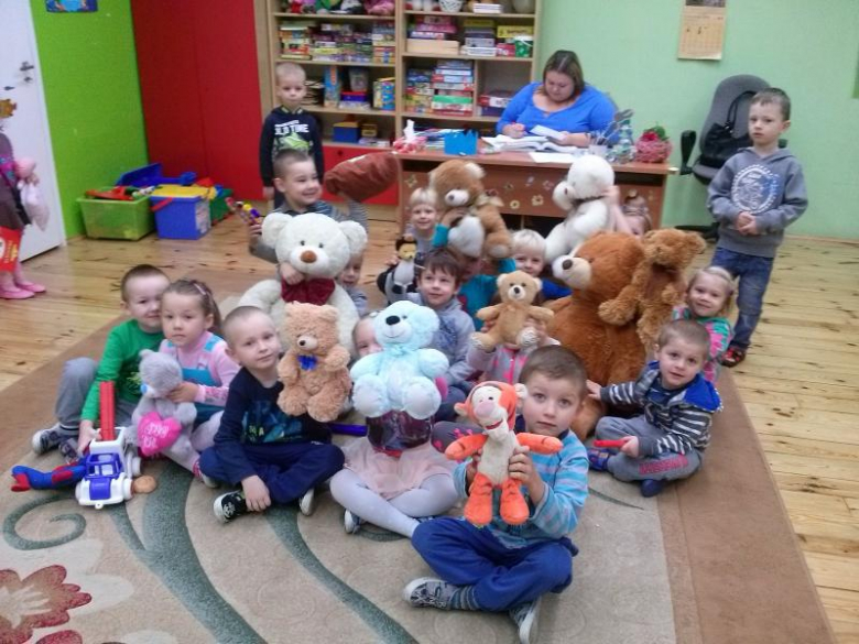 Dzień Pluszowego Misia w przedszkolu w Ciechowie