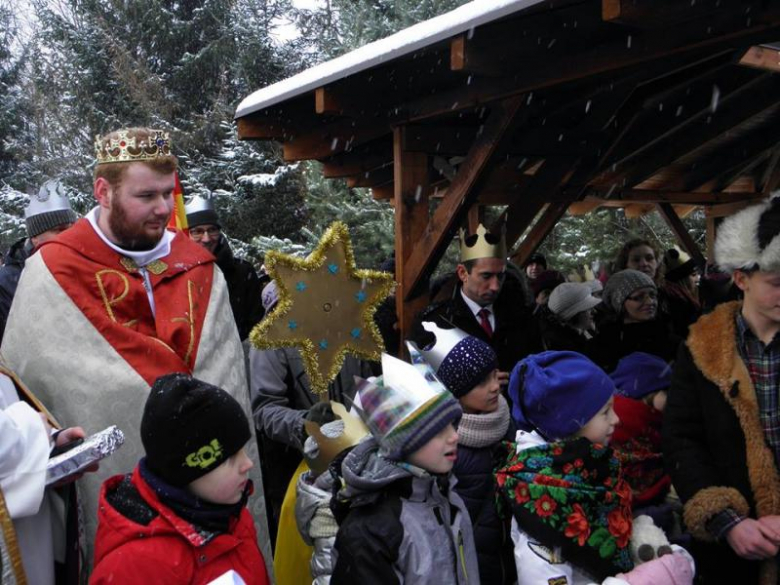 Mieszkańcy Miękini chętnie uczestniczyli w pochodzie