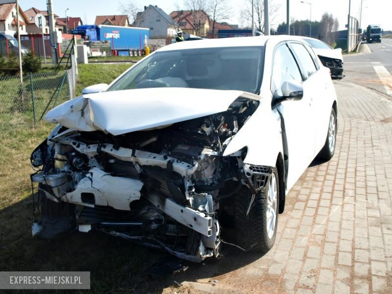 Wypadek na średzkim skrzyżowaniu