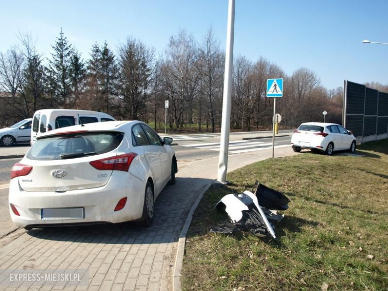 wypadek na średzkim skrzyżowaniu