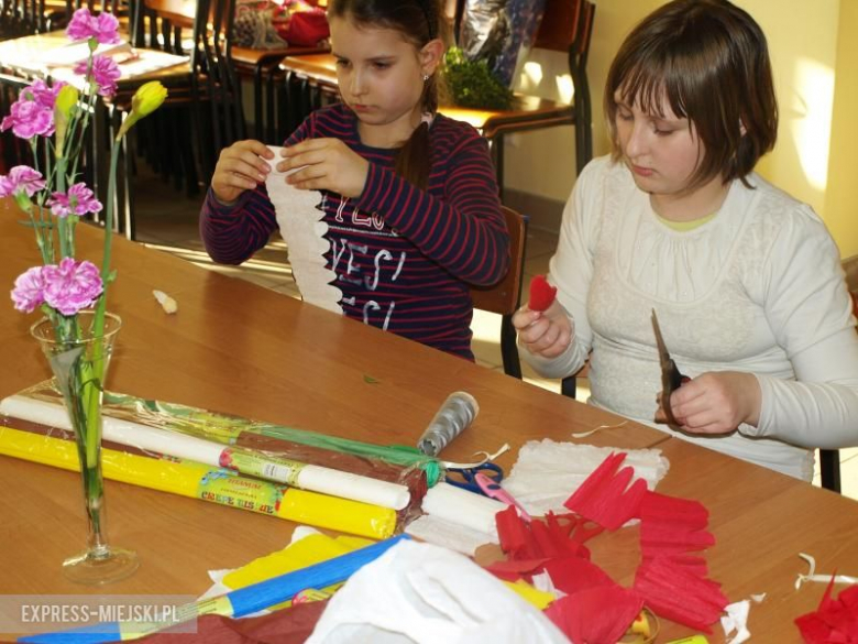 Dzieci zrobiły palmy wielkanocne