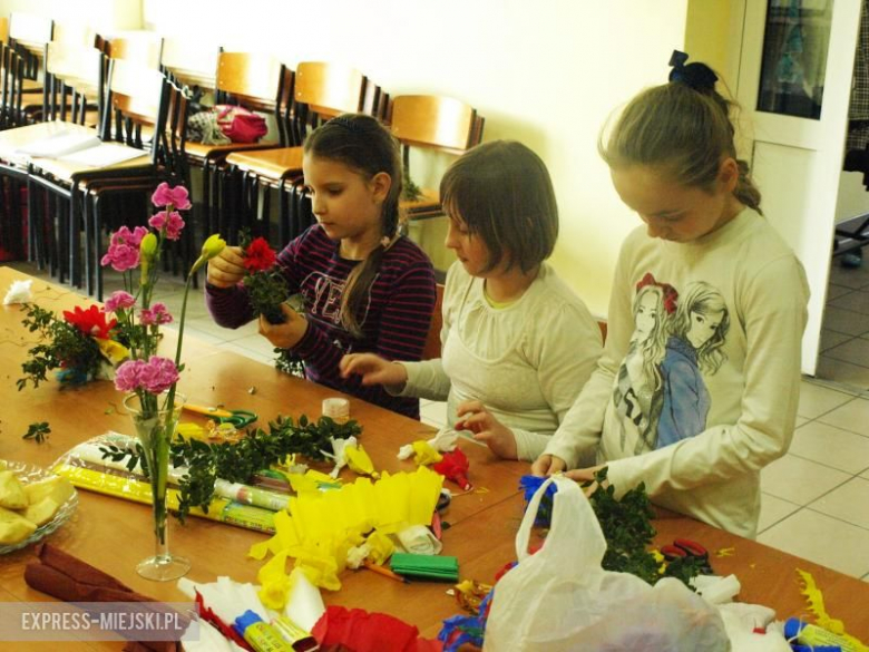 Dzieci zrobiły palmy wielkanocne