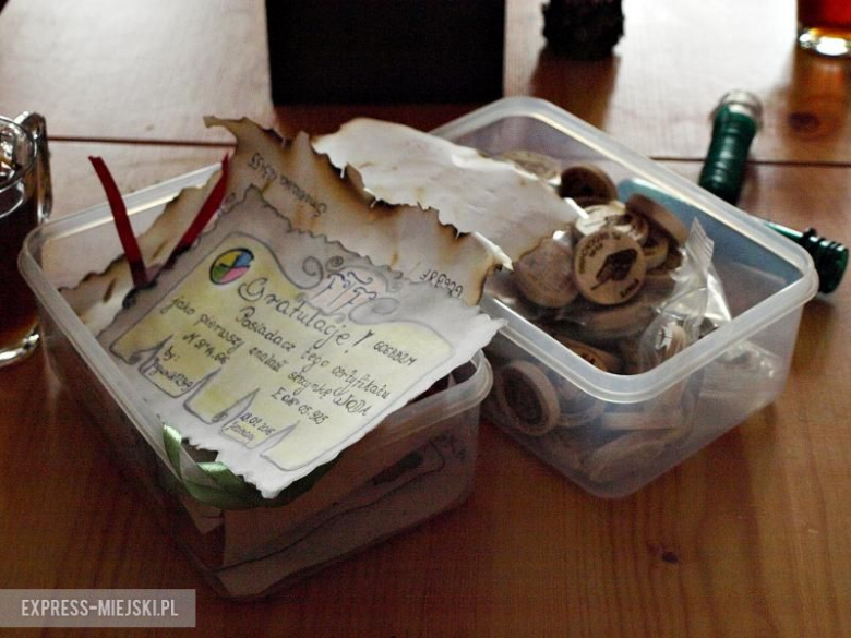 Geocaching w Chomiąży