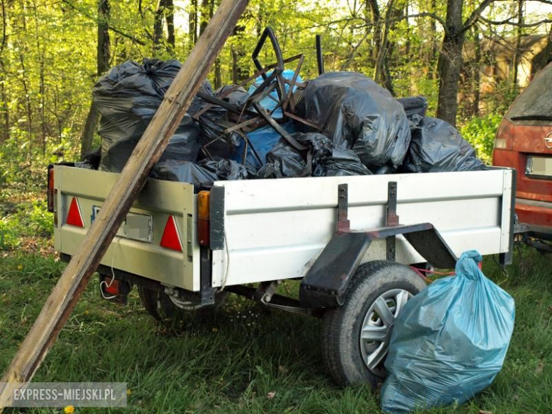 Uczestnicy sprzątania Wilczkowa