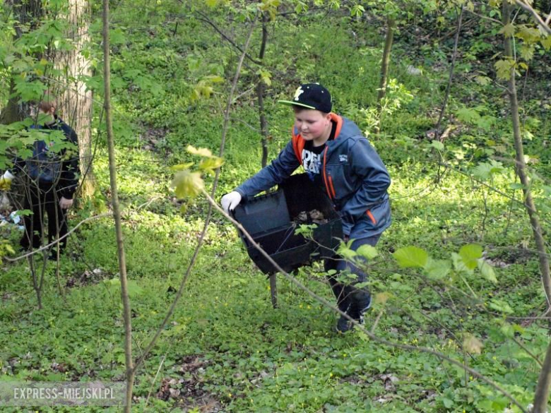 Uczestnicy sprzątania Wilczkowa