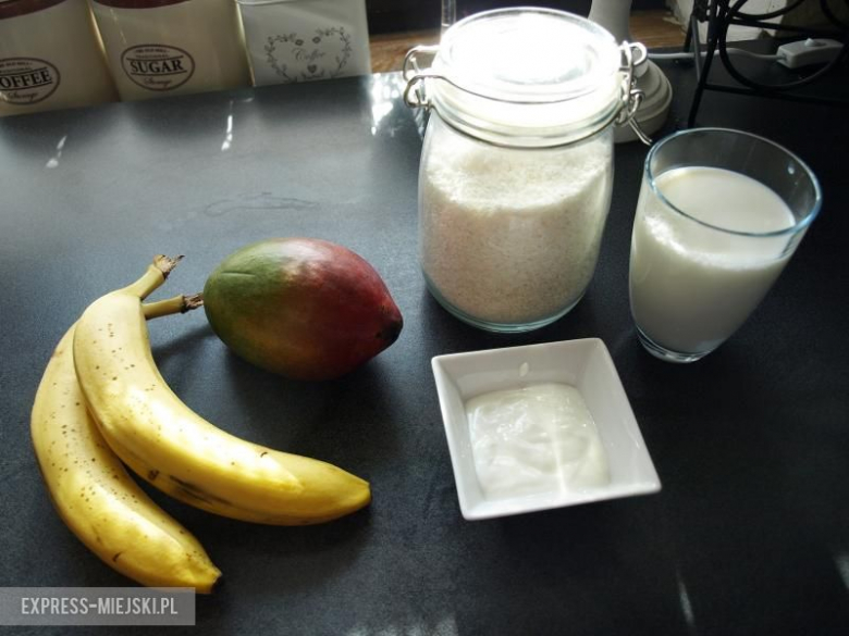 Koktajl banan z mango