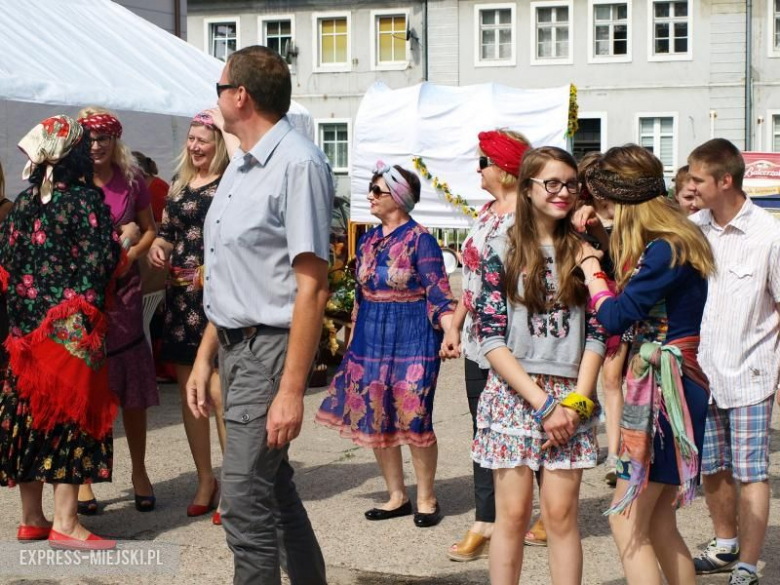 Cygański tabor w Środzie Ślaskiej