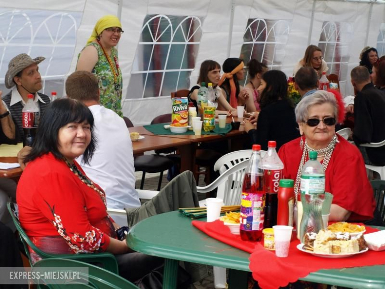 Cygański tabor w Środzie Ślaskiej