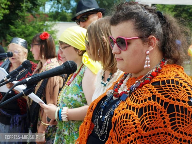 Cygański tabor w Środzie Śląskiej