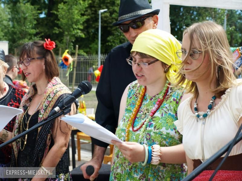 Cygański tabor w Środzie Śląskiej