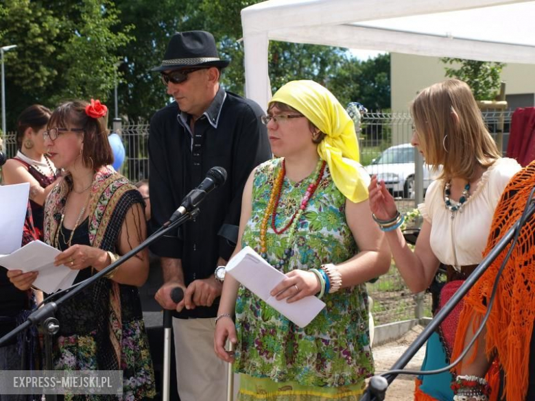 Cygański tabor w Środzie Śląskiej