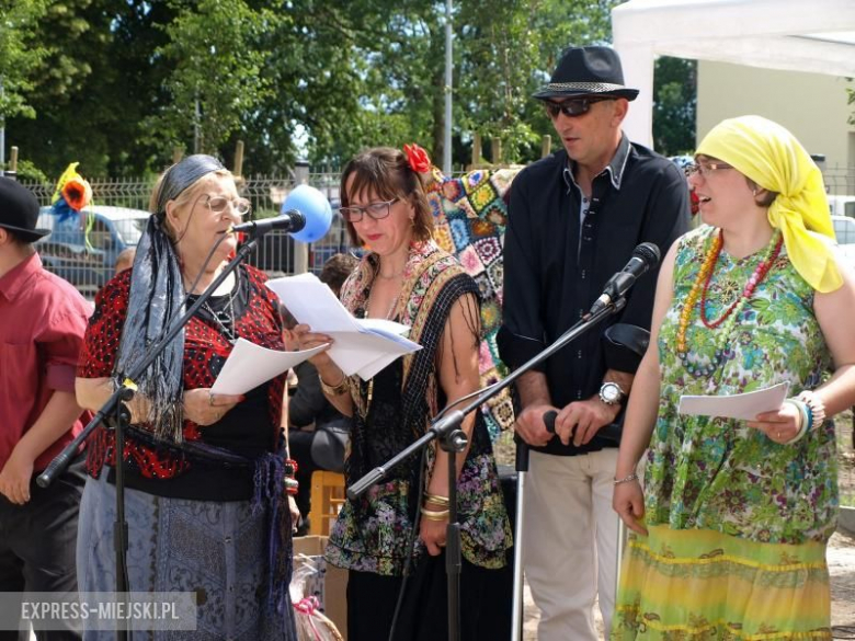 Cygański tabor w Środzie Śląskiej