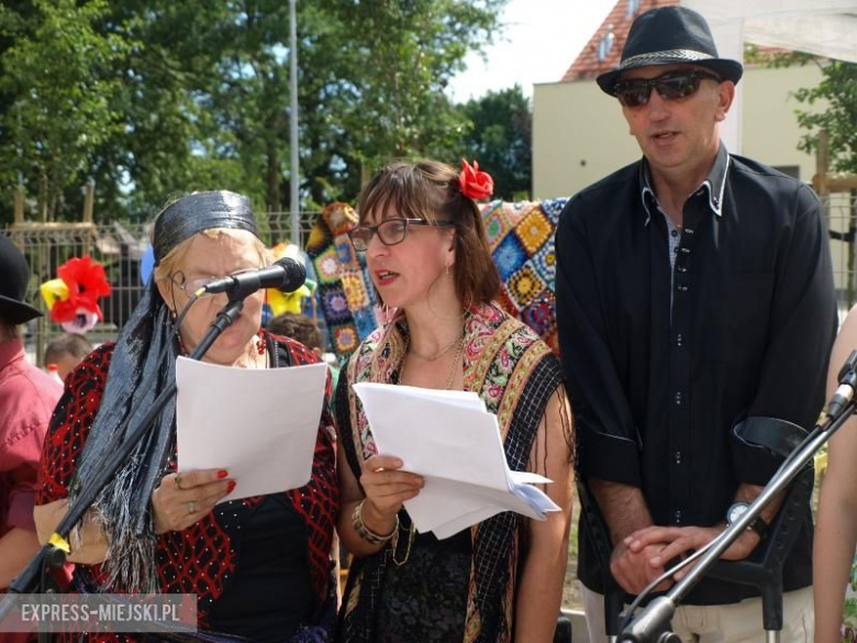 Cygański tabor w Środzie Śląskiej