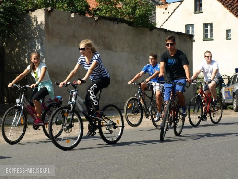 Rajd rowerowy w Szczepanowie
