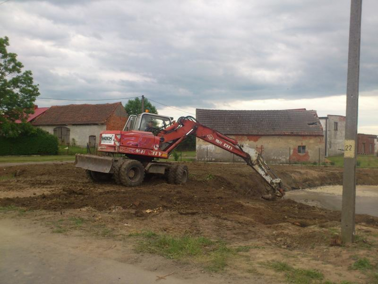 Prace przy renowacji stawu - archiwum