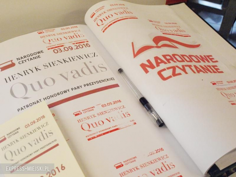 Narodowe czytanie w bibliotece