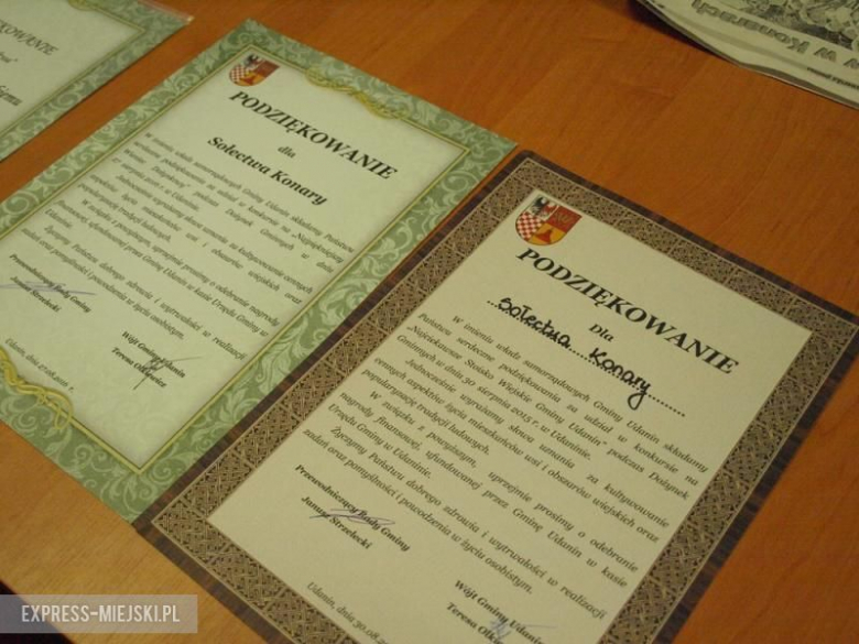 Komisja konkursowa we wsiach z gminy Udanin