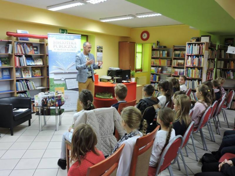 Spotkanie z dziennikarzem w Środzie Śląskiej