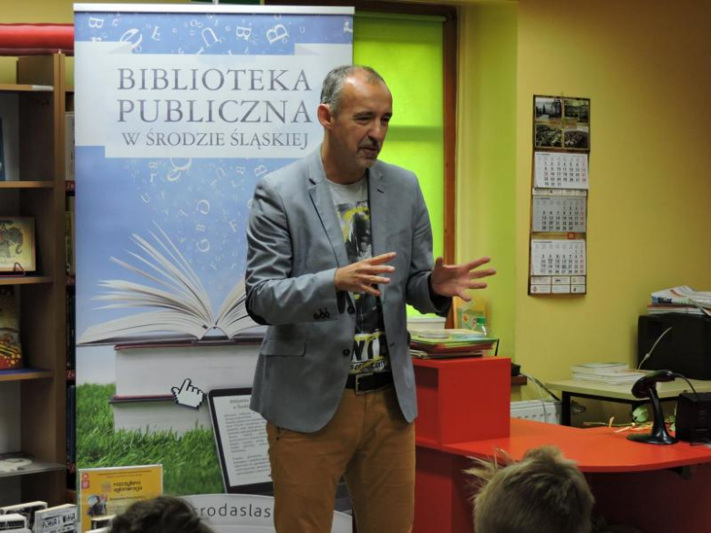 Spotkanie z dziennikarzem w Środzie Śląskiej