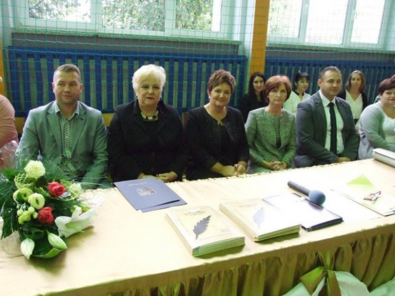 Uroczystości w szkole w Udaninie