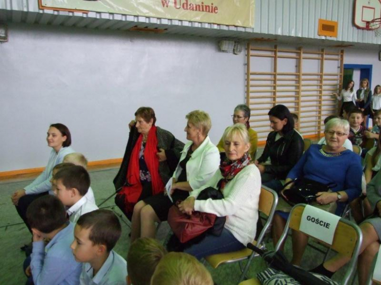 Uroczystości w szkole w Udaninie