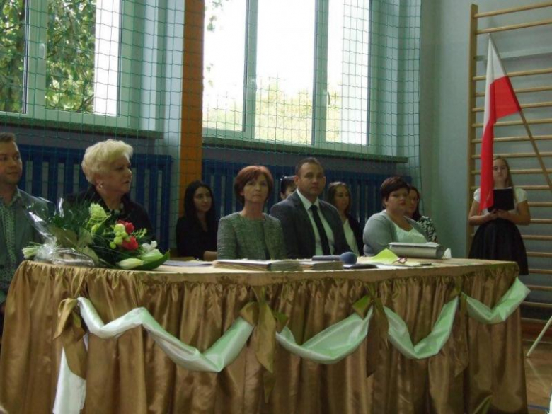 Uroczystości w szkole w Udaninie